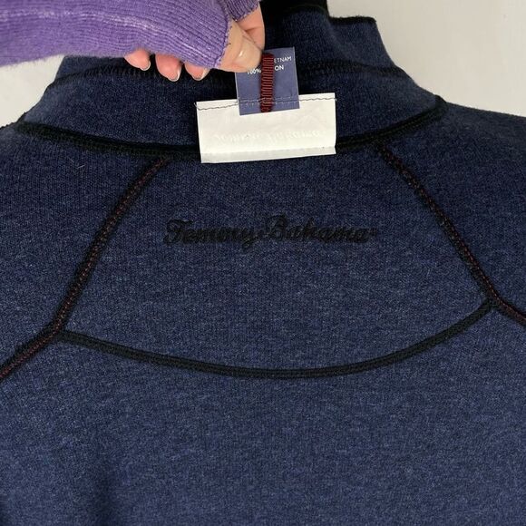 Tommy Bahama Reversible 100% Cotton Knit Sweater - Mens XL - Picture 5 of 13
